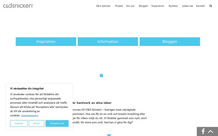 Screenshot of cdsnickeri.se