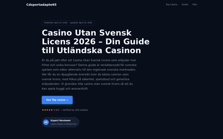 Screenshot of cdsportadapte65.com