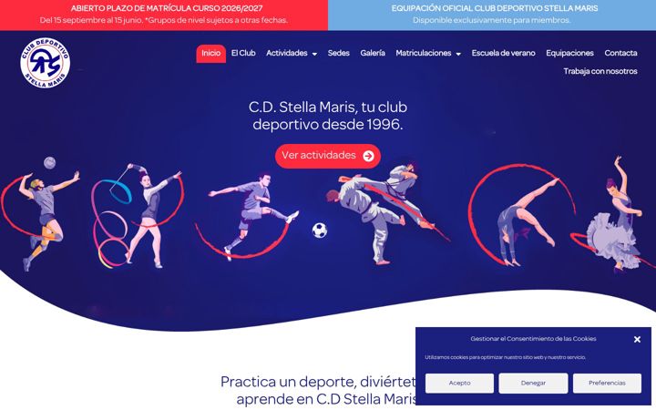 Screenshot of cdstellamaris.es