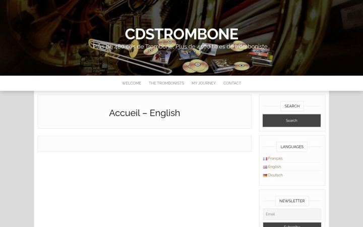 Screenshot of cdstrombone.fr