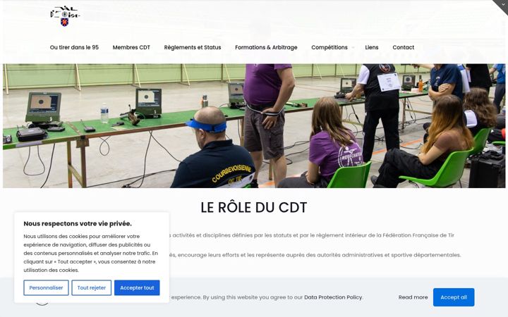 Zrzut ekranu cdtir95.fr
