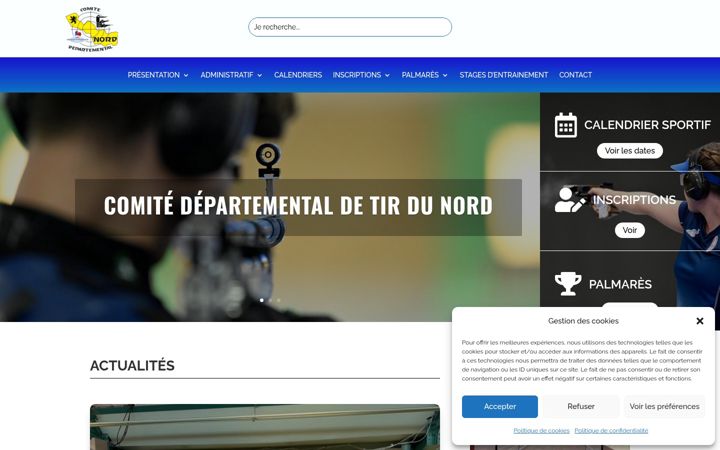 Screenshot of cdtirnord.fr