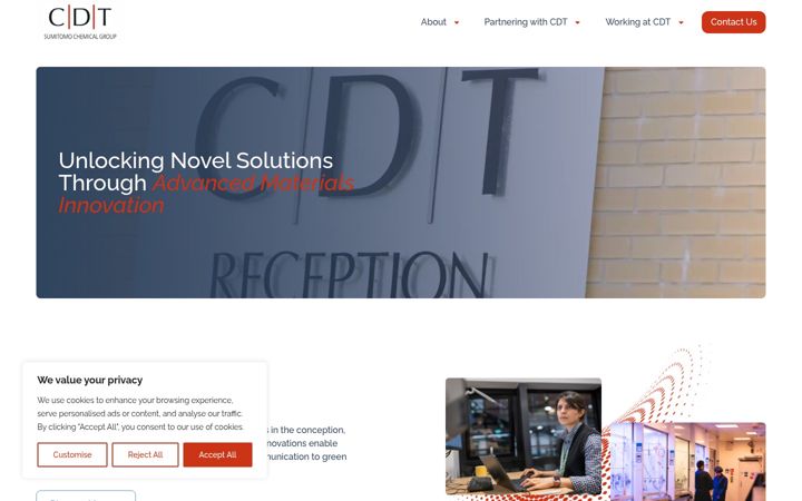 Screenshot ta' cdtltd.co.uk