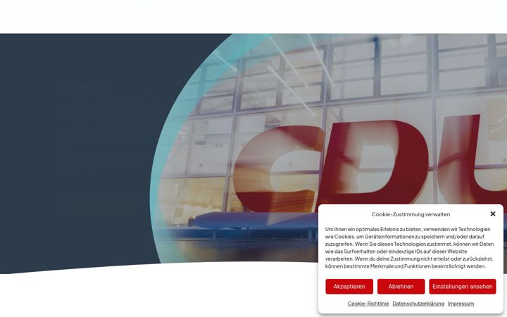Screenshot stránky cdu-isny.de