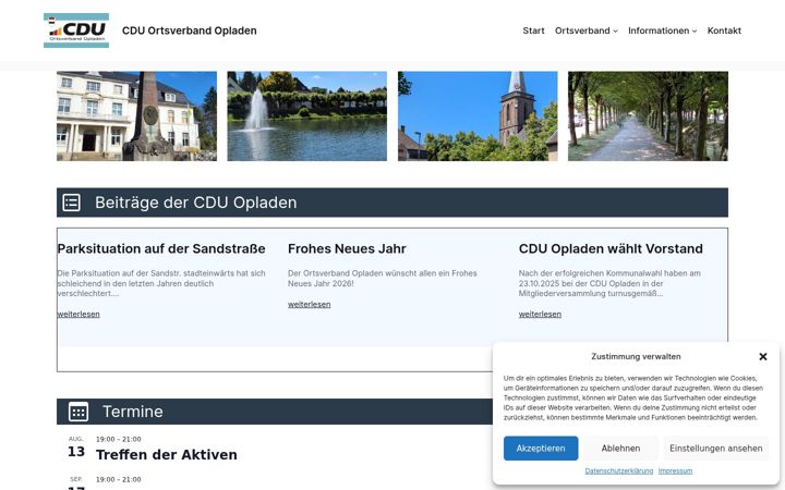 Skjermbilde av cdu-opladen.de