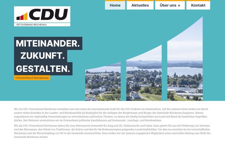 Skjermbilde av cdu-reichenau.de