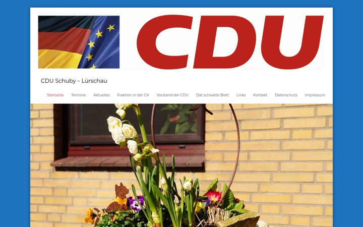 Skjermbilde av cdu-schuby.de