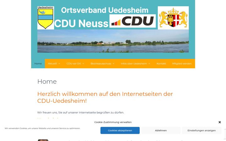 Screenshot di cdu-uedesheim.de