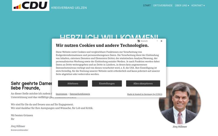 Screenshot di cdu-uelzen.de