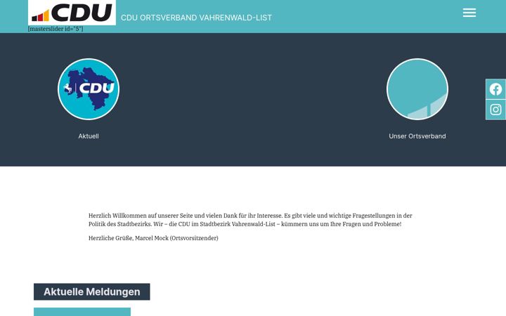 Screenshot di cdu-vahrenwald-list.de