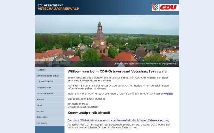 Screenshot di cdu-vetschau.de