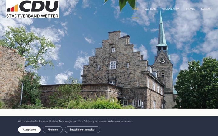 Screenshot di cdu-wengern.de