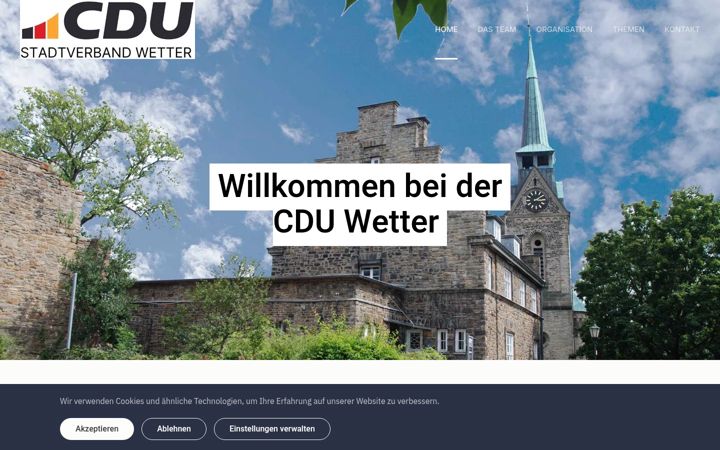 Screenshot di cdu-wetter.de