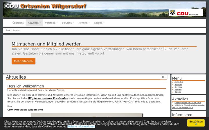 Screenshot di cdu-wilgersdorf.de