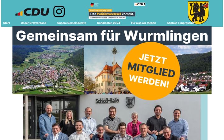 Screenshot di cdu-wurmlingen.de