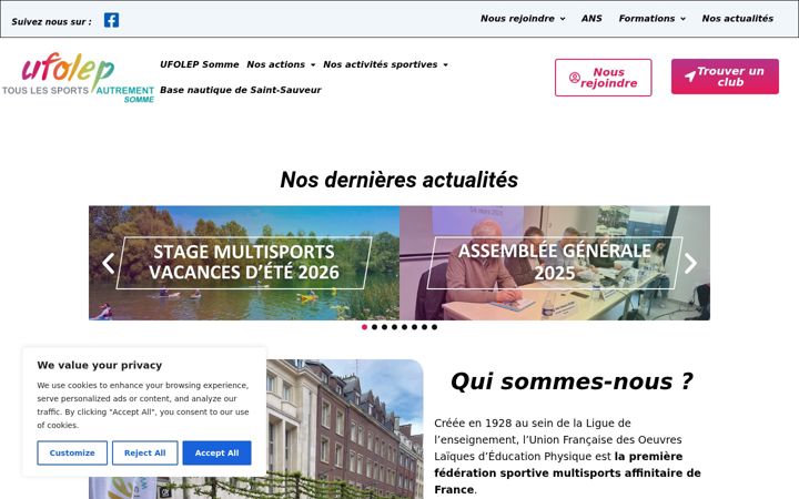 Zrzut ekranu cdufolepsomme.fr