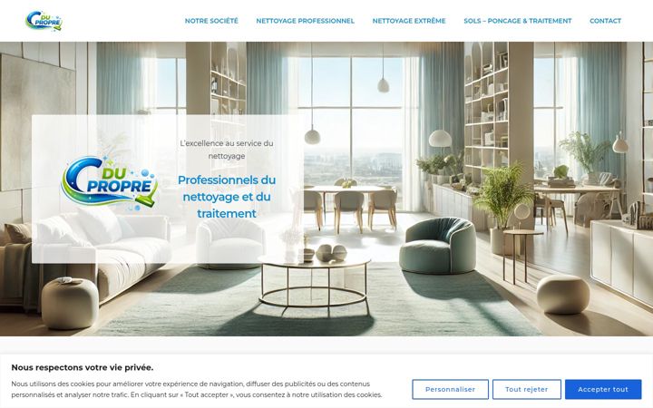 Screenshot of cdupropre.eu