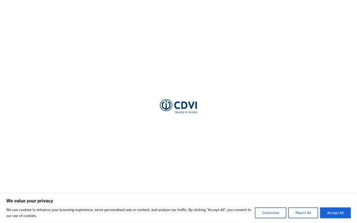 Screenshot of cdvi.co.uk