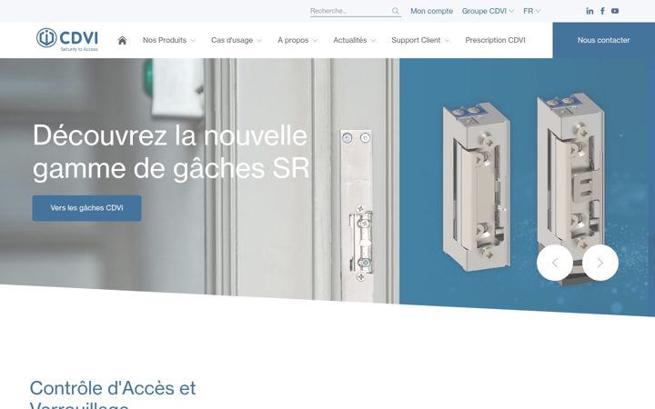 Screenshot ta' cdvi.fr