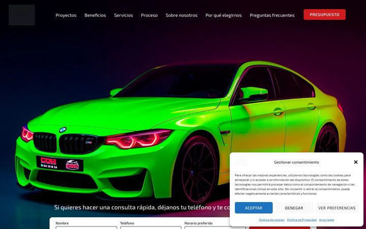 Screenshot of cdwllacer.com