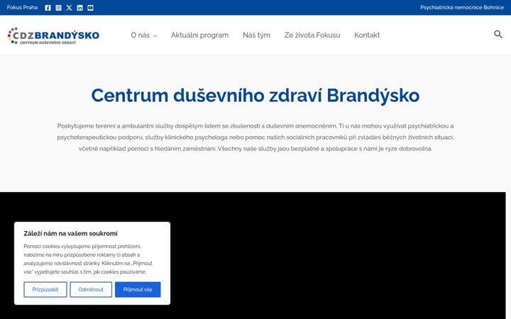 Ekrano kopija cdz-brandysko.cz