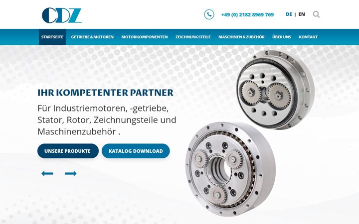 Screenshot of cdz-gmbh.com