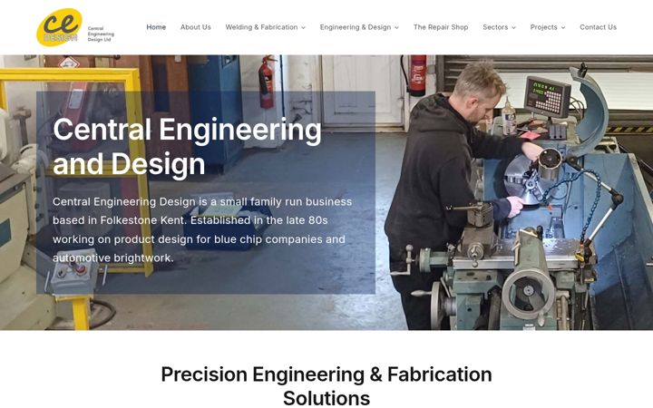 Screenshot ta' ce-design.co.uk