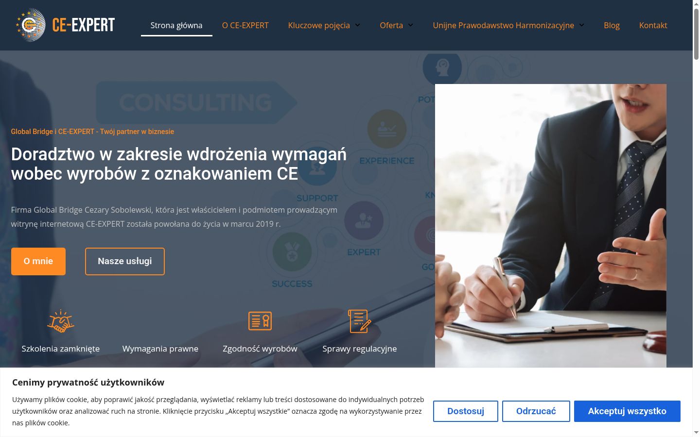 Sutikimo reklamjuostės, rodytos prieš bet kokią sąveiką, ekrano kopija