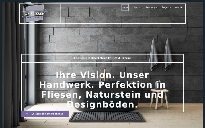 Screenshot of ce-fliesenmeisterbetrieb.de