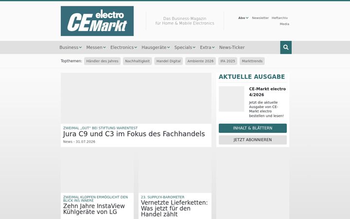 Screenshot of ce-markt.de