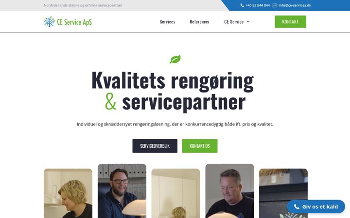 Screenshot of ce-services.dk