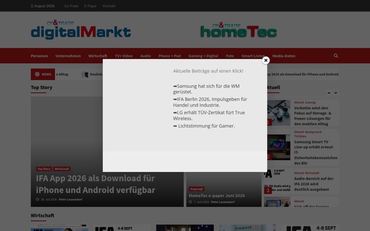 Screenshot of ce-trade.de