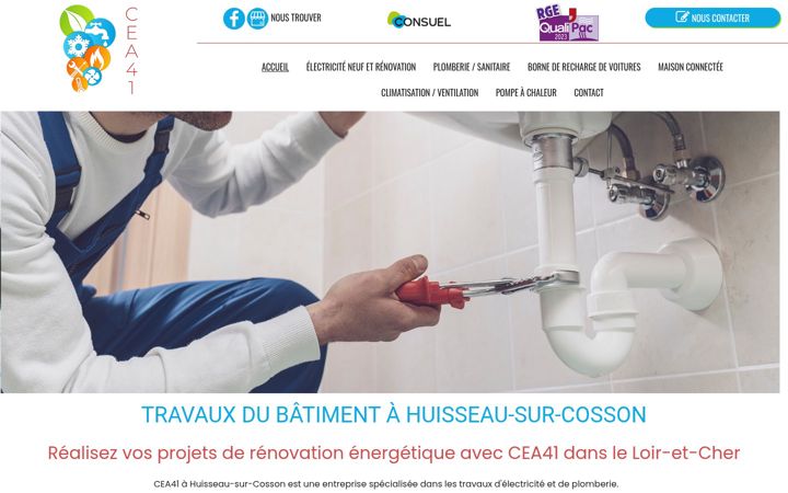 Screenshot of cea41.fr
