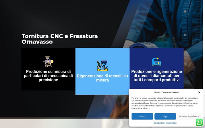 Screenshot of ceadiamantsas.it