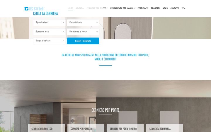 Screenshot of ceamitalia.it