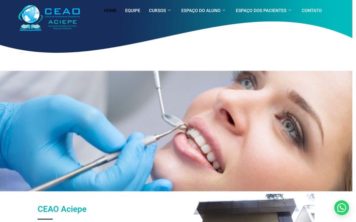 Screenshot of ceaoaciepe.com.br