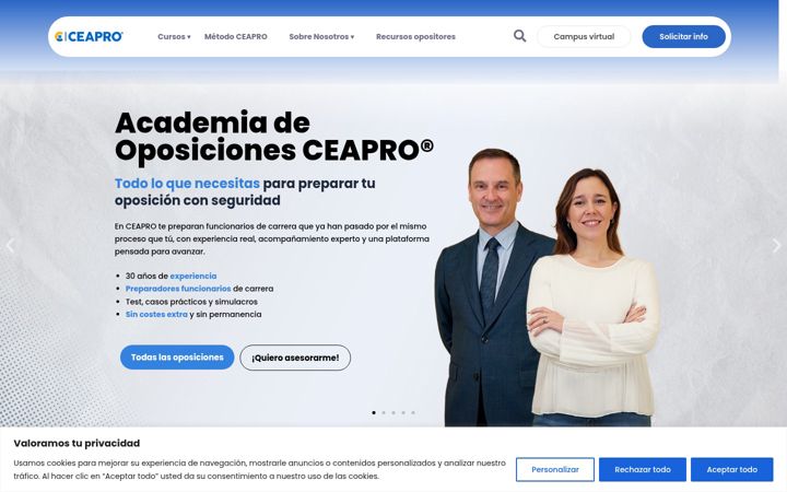 Screenshot of ceapro.es