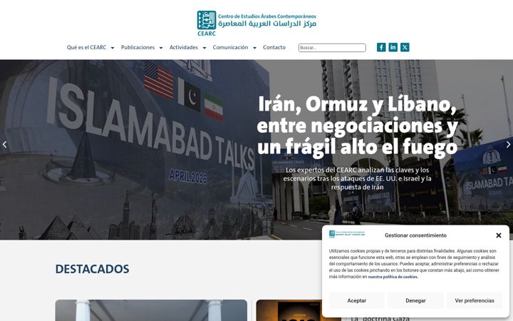 Screenshot of cearc.net