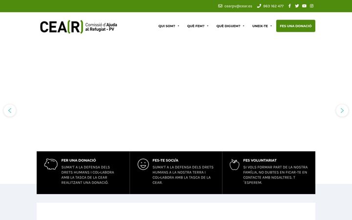 Screenshot of cearpv.org