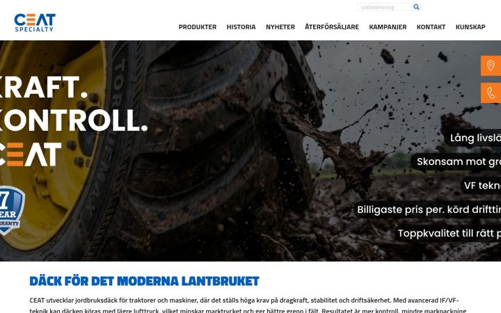 Screenshot of ceat.se