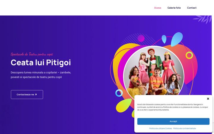 Screenshot of ceataluipitigoi.ro