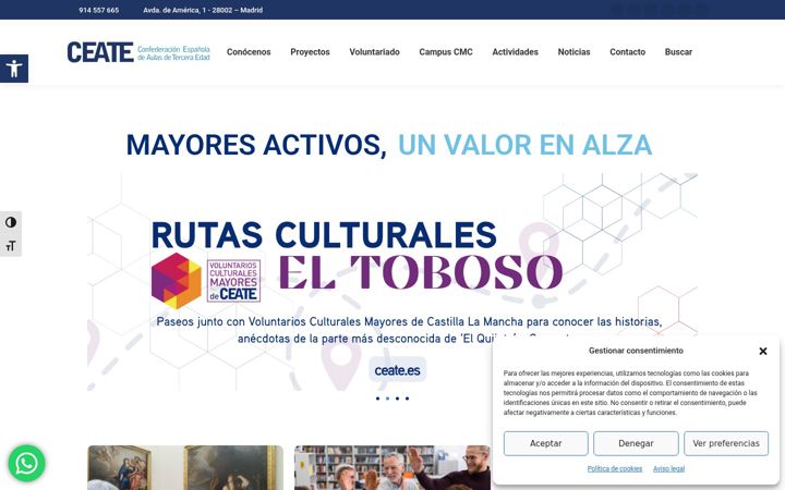 Screenshot of ceate.es