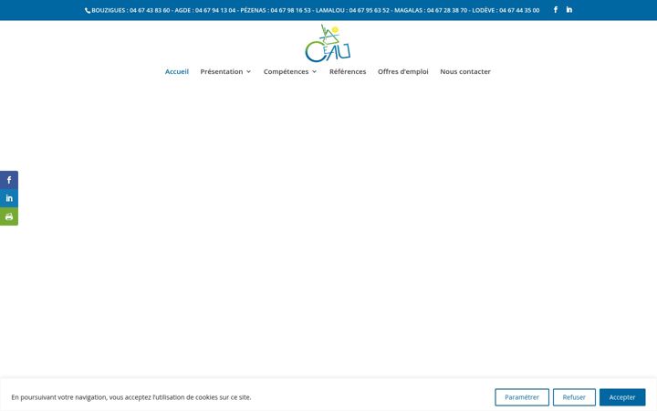 Screenshot of ceau.fr