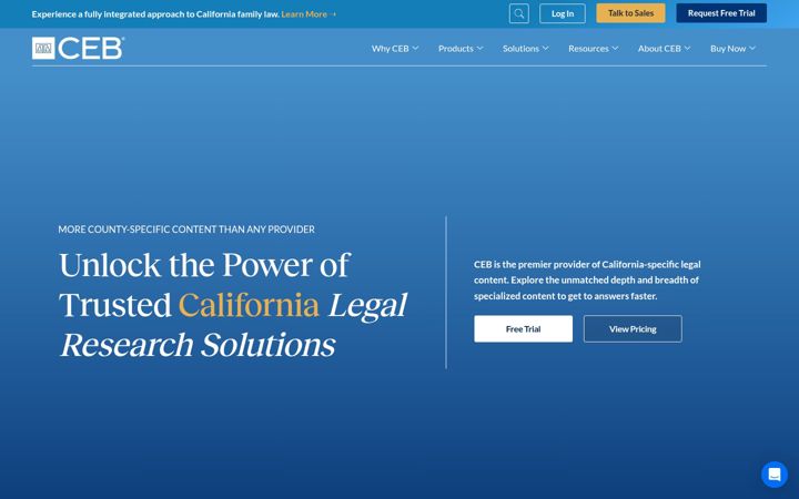Screenshot of ceb.com