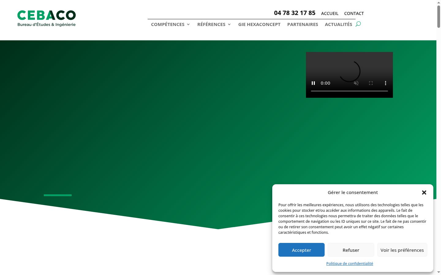 Screenshot tal-banner tal-kunsens muri qabel kwalunkwe interazzjoni