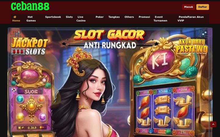Screenshot of ceban88slot.org