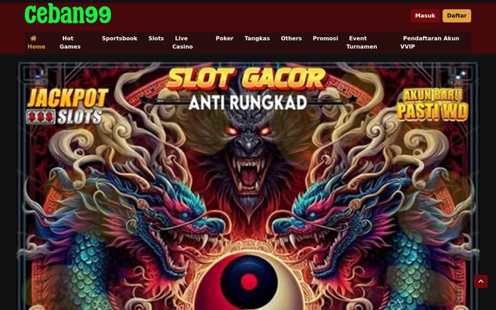 Screenshot of ceban99slot.net