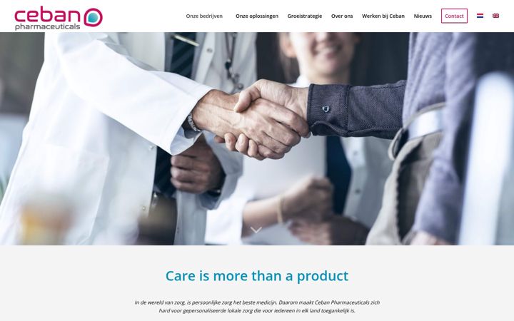 Screenshot of cebanpharma.com