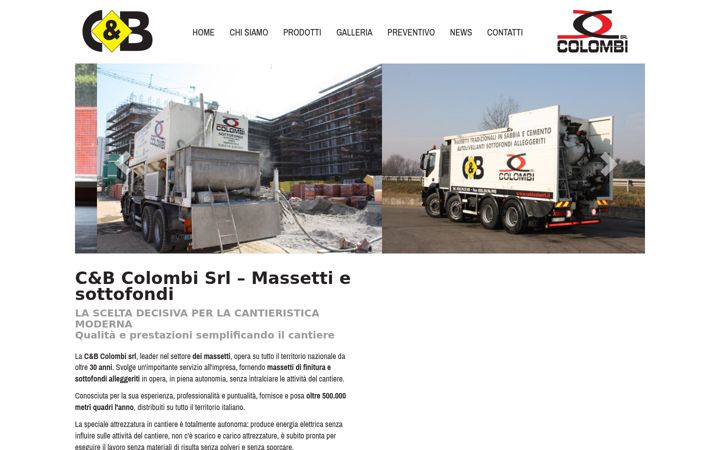 Screenshot of cebcolombi.it