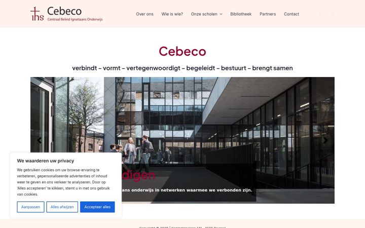 Screenshot of cebeco.org